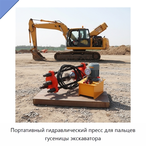 Портативный гидравлический пресс для пальцев гусеницы экскаватора