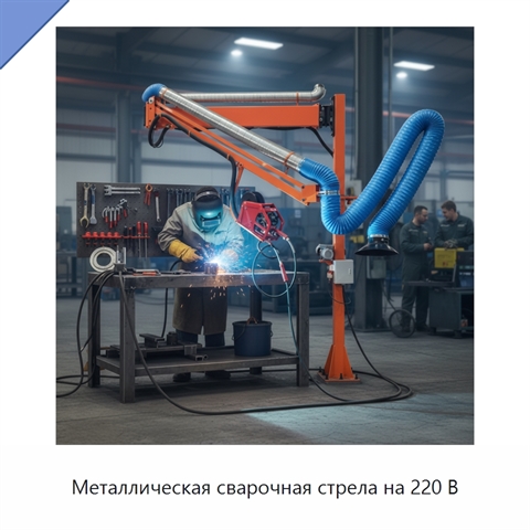Металлическая сварочная стрела на 220 В