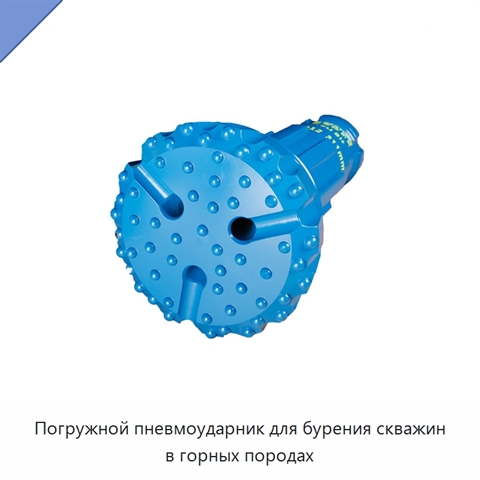 Погружной пневмоударник для бурения скважин в горных породах