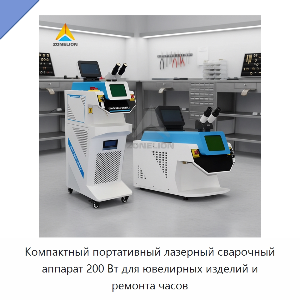 Компактный портативный лазерный сварочный аппарат 200 Вт для ювелирных изделий и ремонта часов — Установки лазерной сварки
