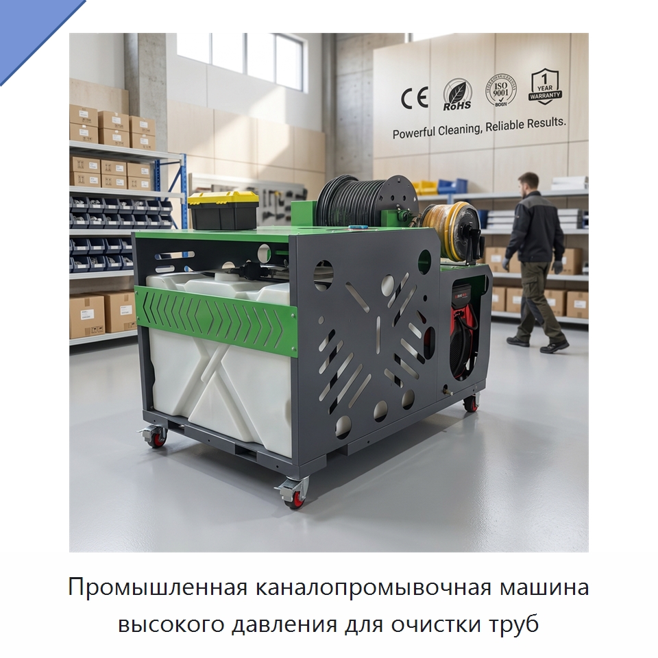Промышленная каналопромывочная машина высокого давления для очистки труб — Аппараты высокого давления