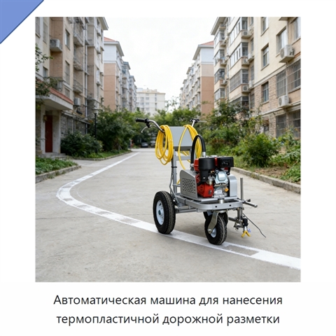 Автоматическая машина для нанесения термопластичной дорожной разметки