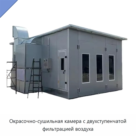 Окрасочно-сушильная камера с двухступенчатой фильтрацией воздуха