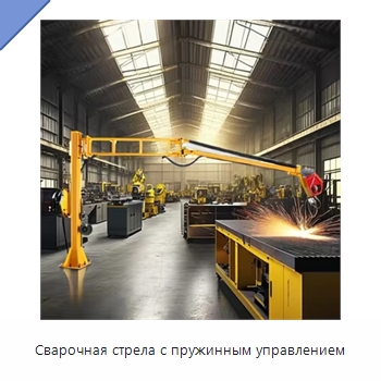 Сварочная стрела с пружинным управлением — Сварочные принадлежности и вспомогательное оборудование