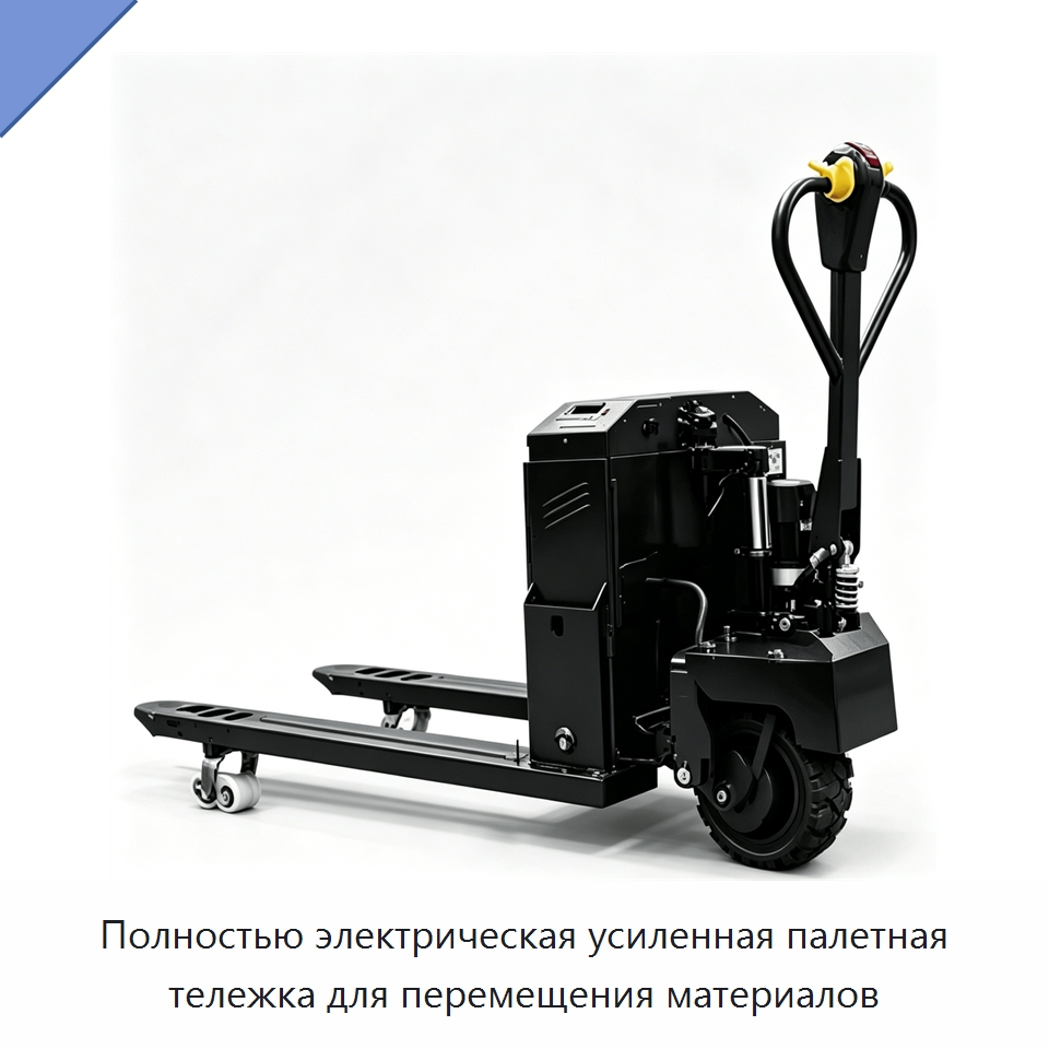 Полностью электрическая усиленная палетная тележка для перемещения материалов — Вилочные погрузчики