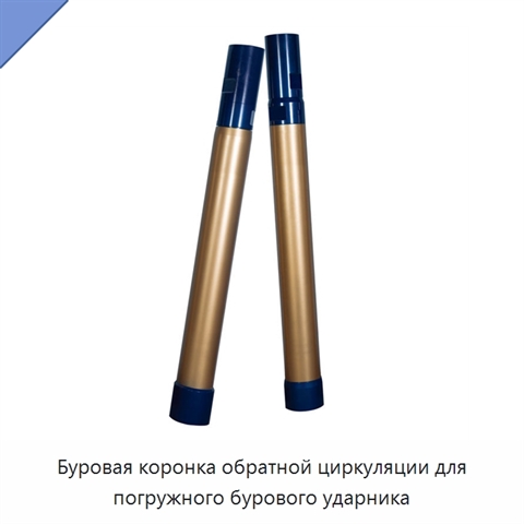 Буровая коронка обратной циркуляции для погружного бурового ударника