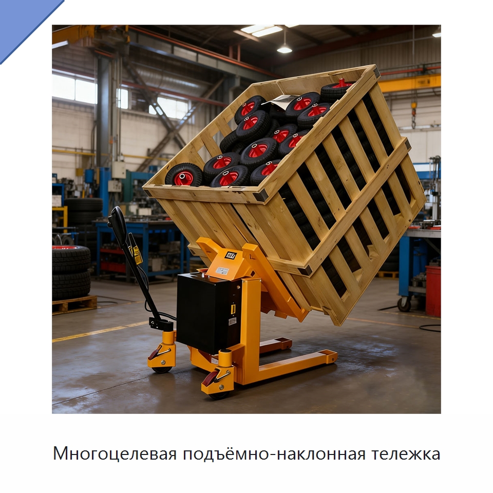 Многоцелевая подъёмно-наклонная тележка — Вилочные погрузчики