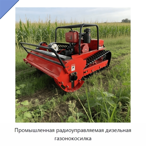 Промышленная радиоуправляемая дизельная газонокосилка