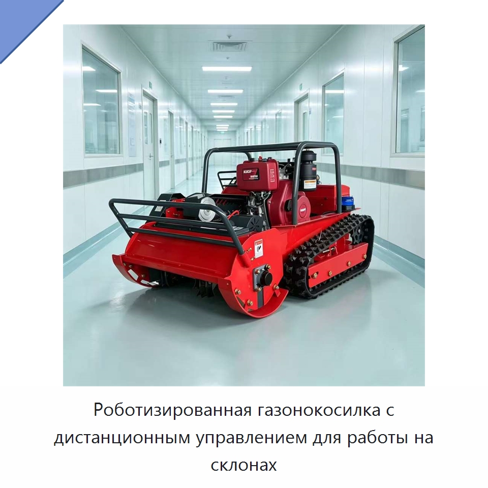 Роботизированная газонокосилка с дистанционным управлением для работы на склонах — Газонокосилки