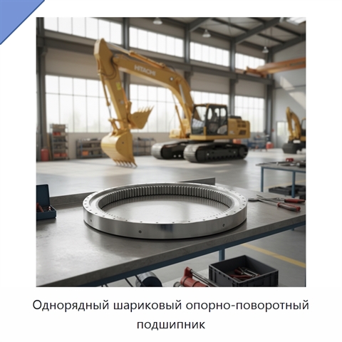 Однорядный шариковый опорно-поворотный подшипник