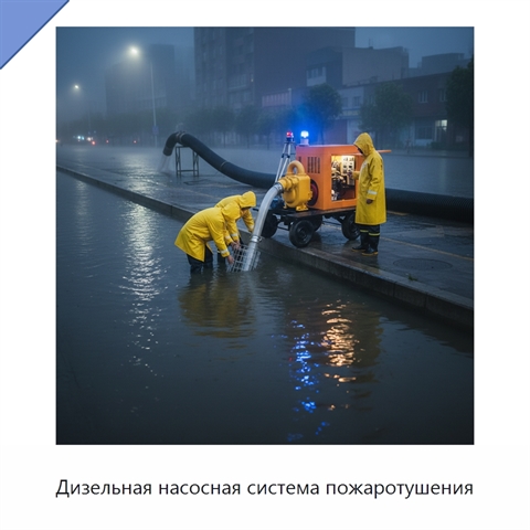 Дизельная насосная система пожаротушения