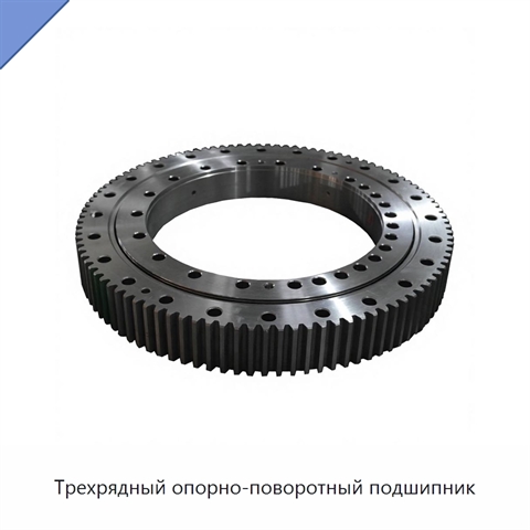 Трехрядный опорно-поворотный подшипник