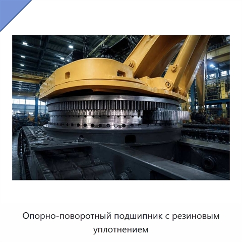 Опорно-поворотный подшипник с резиновым уплотнением