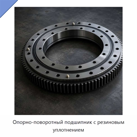 Опорно-поворотный подшипник с резиновым уплотнением