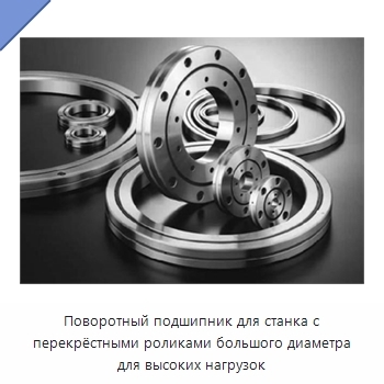 Поворотный подшипник для станка с перекрёстными роликами большого диаметра для высоких нагрузок