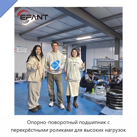 Опорно-поворотный подшипник с перекрёстными роликами для высоких нагрузок