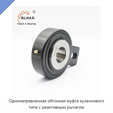 Однонаправленная обгонная муфта кулачкового типа с реактивным рычагом