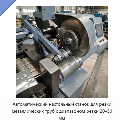 Автоматический настольный станок для резки металлических труб с диапазоном резки 20–50 мм