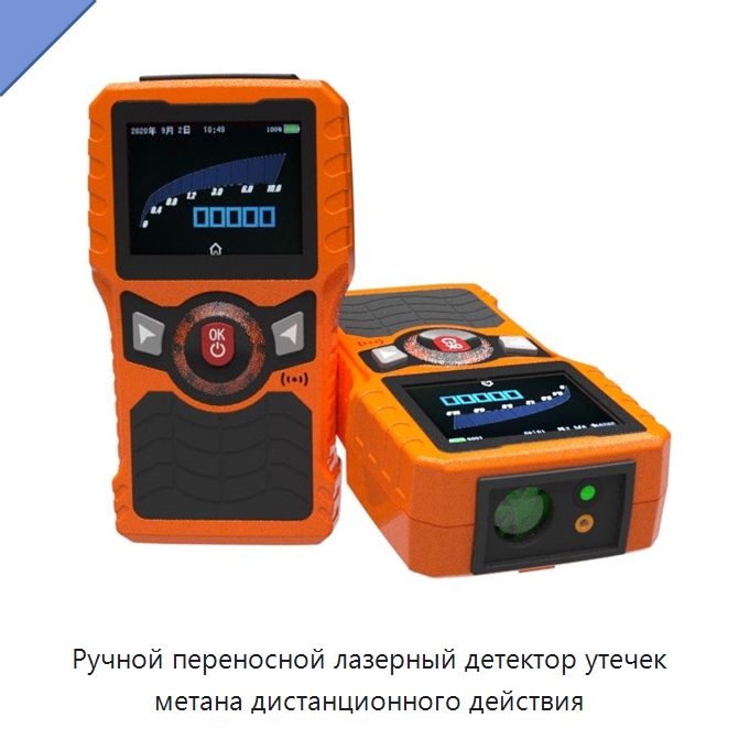 Ручной переносной лазерный детектор утечек метана дистанционного действия — Газоанализаторы