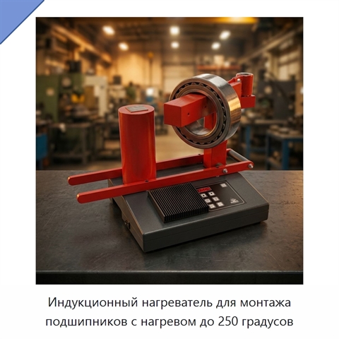 Индукционный нагреватель для монтажа подшипников с нагревом до 250 градусов