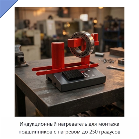 Индукционный нагреватель для монтажа подшипников с нагревом до 250 градусов