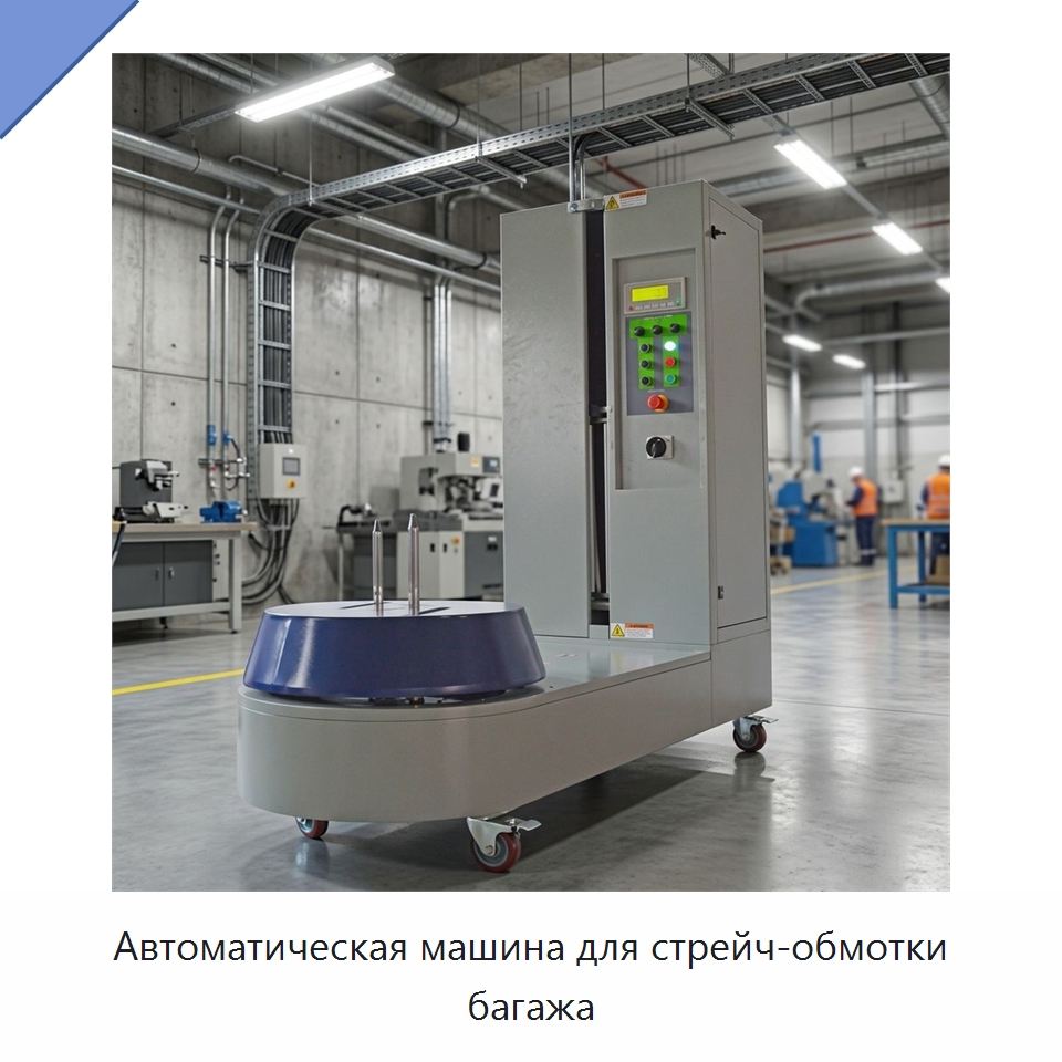 Автоматическая машина для стрейч-обмотки багажа — Оберточные машины