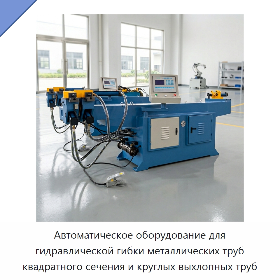 Автоматическое оборудование для гидравлической гибки металлических труб квадратного сечения и круглых выхлопных труб — Промышленное оборудование