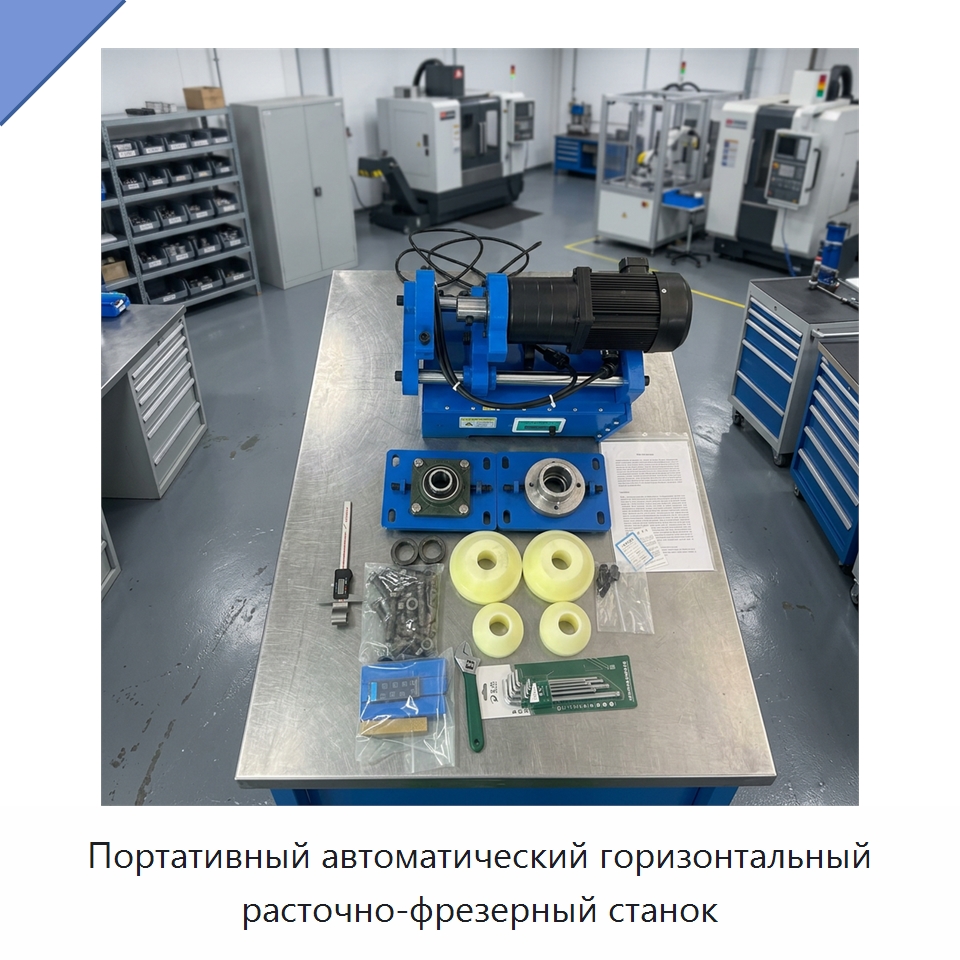 Портативный автоматический горизонтальный расточно-фрезерный станок — Расточные станки