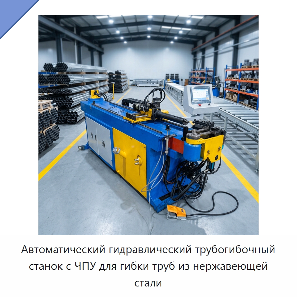 Автоматический гидравлический трубогибочный станок с ЧПУ для гибки труб из нержавеющей стали — Станки для обработки труб