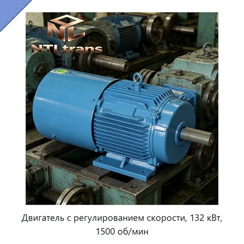 Двигатель с регулированием скорости, 132 кВт, 1500 об/мин