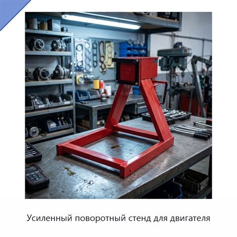 Усиленный поворотный стенд для двигателя