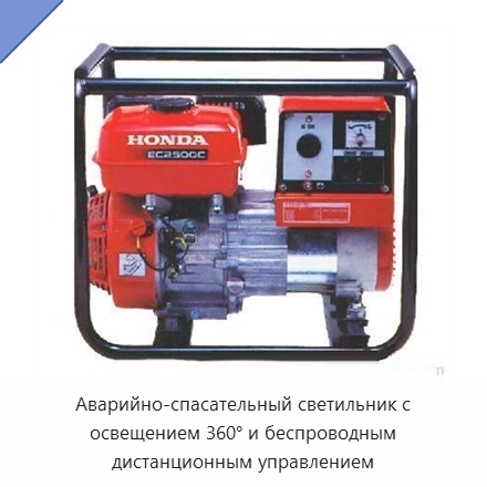 Аварийно-спасательный светильник с освещением 360° и беспроводным дистанционным управлением
