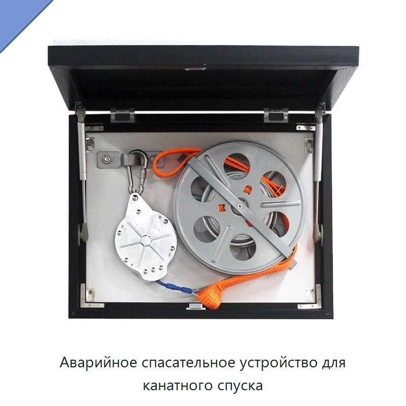 Аварийное спасательное устройство для канатного спуска — Средства безопасности и защиты