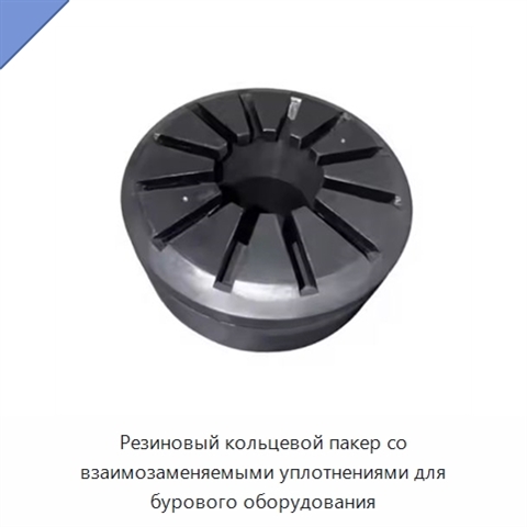 Резиновый кольцевой пакер со взаимозаменяемыми уплотнениями для бурового оборудования