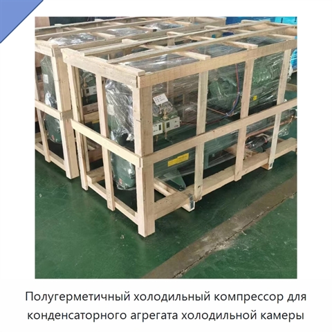 Полугерметичный холодильный компрессор для конденсаторного агрегата холодильной камеры