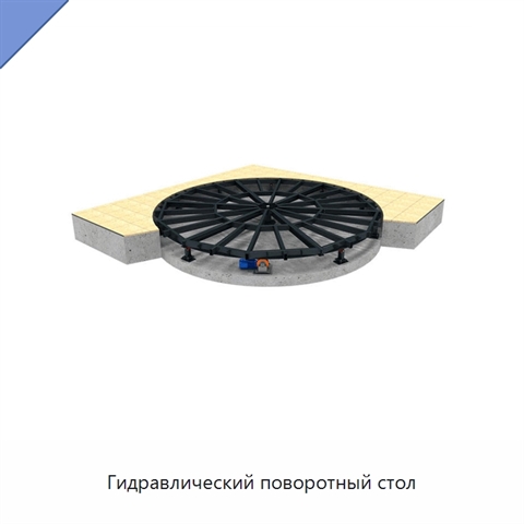 Гидравлический поворотный стол