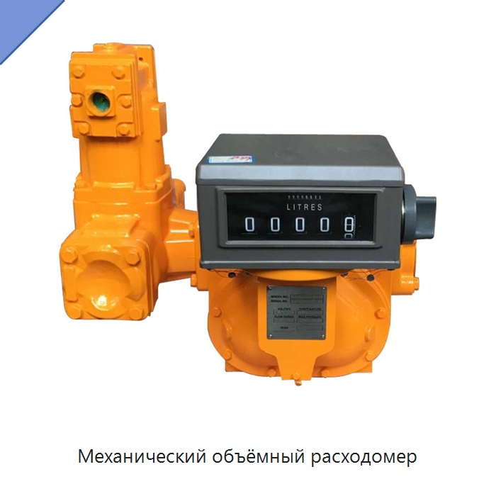 Механический объёмный расходомер — Расходомеры