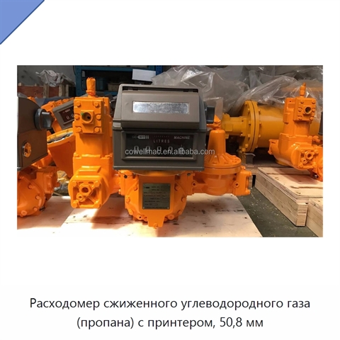 Расходомер сжиженного углеводородного газа (пропана) с принтером, 50,8 мм
