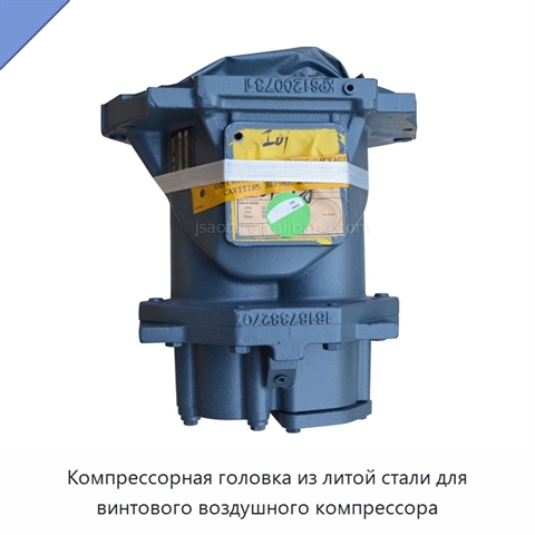 Компрессорная головка из литой стали для винтового воздушного компрессора