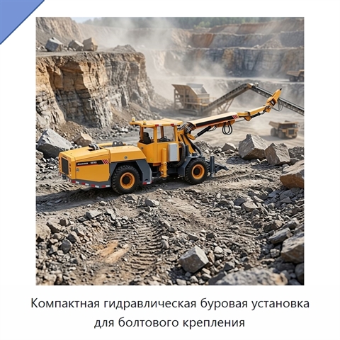 Компактная гидравлическая буровая установка для болтового крепления