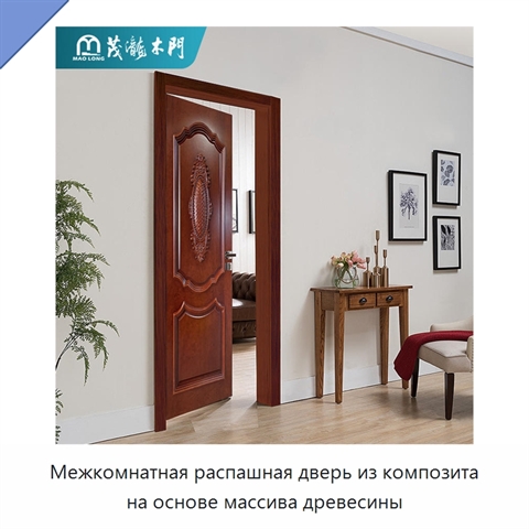 Межкомнатная распашная дверь из композита на основе массива древесины